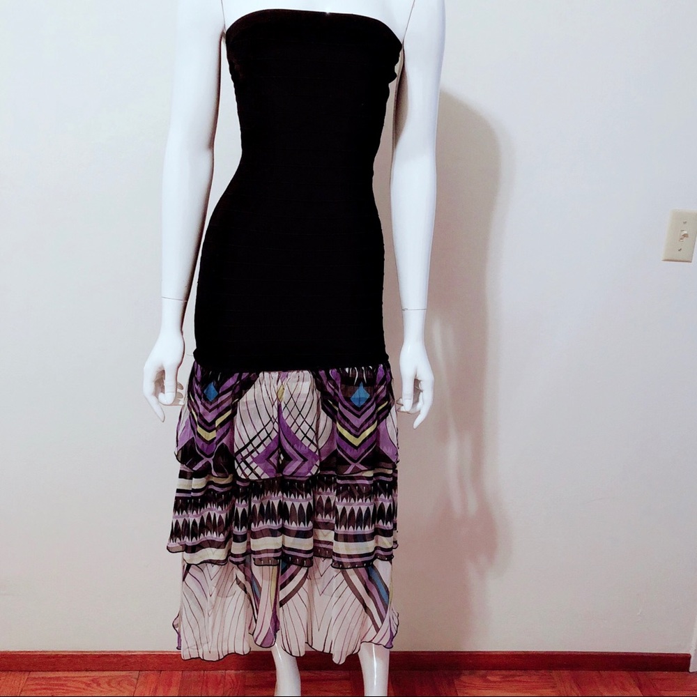 Bodycon scarf midi
